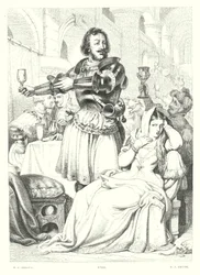 Childe Harold Lorda Byrona, Canto III, Stanza 48 (grawerowanie)