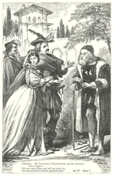 Poskromienie złośnicy (rycina)