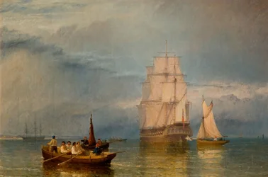 W Porcie - Spokój, 1856.