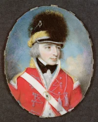 Miniatura nieznanego oficera, ok.1797