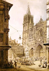 Katedra w Rouen, front zachodni