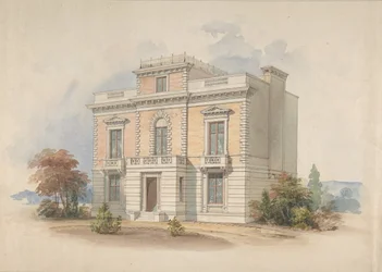 Willa włoska z lat 1820-1885.