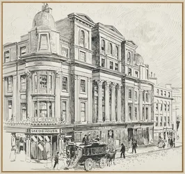 Budynki Newalla, Market Street, miejsce obecnej Giełdy Królewskiej