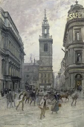 Walbrook i rezydencja św. Stefana, ok. 1895,