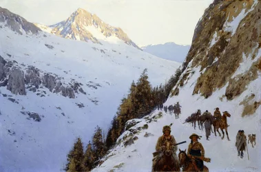 Szlak przez przełęcz, 1910
