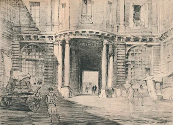 Podwójna linia z opuszczonymi pałacami, ok. 1927, 1927