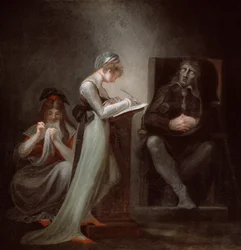 Milton dyktuje swojej córce, 1794.