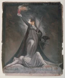 Studium dla inkwizycji, ilustracja do Columbiad