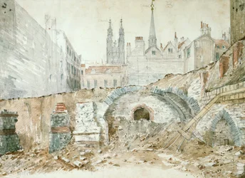 Części bazyliki z końca I-początku II wieku w londyńskim City