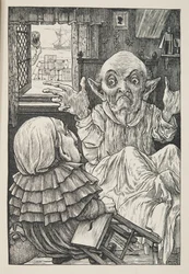 Ale o, siostrzeńcze belgijski, strzeż się dnia", z "The Hunting of the Snark, an Agony in Eight Fits" Lewisa Carrolla, wyd. 1876