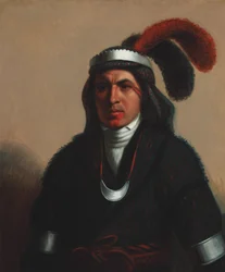 Coosa-Tustunnuggee (Creek) 1831 (olej na płótnie)