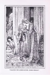 Blanche, królowa matka całuje Hermana, 1912