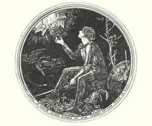 Ilustracja do książki "The Pilgrim