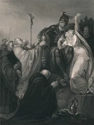 „Św. Augustyn przed Ethelbertem”, połowa XIX wieku.