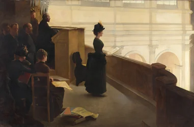 Próba organów, 1885.