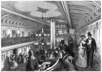 Salon parowca, 1875