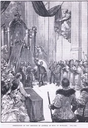 Koronacja cesarza Austrii na króla Węgier 1868 n.e.