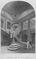 Sala Złotników. Wielkie Schody, ok. 1841 r.