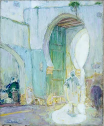 Brama, Tanger, ok. 1912 (olej na płótnie)