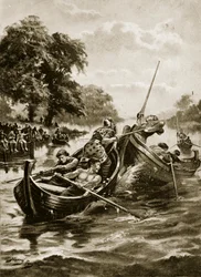 Przechylanie wody, ilustracja z „Hutchinson