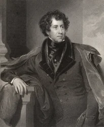 Constantine Henry Phipps, 1. markiz Normanby, rycina H. Robinson, z „Narodowej Galerii Portretów, tom III”, wydana ok. 1835