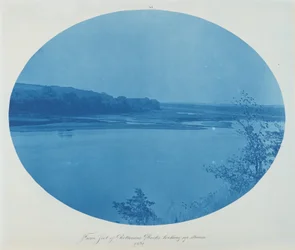 Od podnóża skały Robinsona, patrząc w górę rzeki, 1891 (zdjęcie)