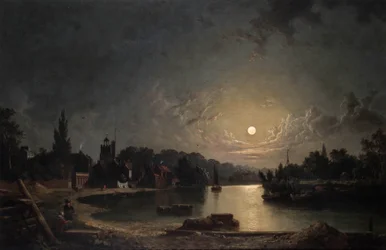 Twickenham w świetle księżyca, 1835