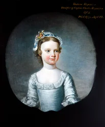 Portret Barabary Repington jako dziewczynki, połowa długości