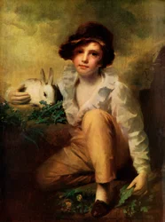Chłopiec z królikiem, ok. 1814, 1924