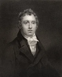 Sir David Brewster, rytowany przez W. Holla, z 