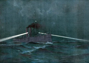 Egzekwowanie prawa neutralności z Hiszpanią, krążownikiem Montgomery i kanonierką Annapolis patrolującą wody kubańskie w poszukiwaniu filipińskiego szkunera