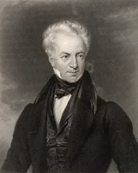 John Baron, sztychowany przez W. Holla, z „Narodowej Galerii Portretów, tom III”, wydana ok. 1820 r.