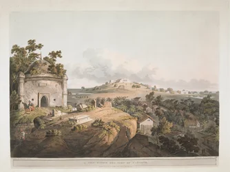 Widok na fort Monghyr.