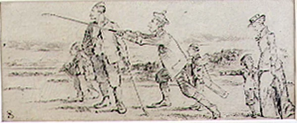 The Unlucky Drive, ilustracja z magazynu „Graphic”, wyd. c.1870 (lito)