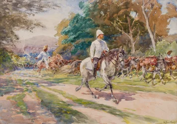 Oficer kolonialny, prawdopodobnie Haiti, ok. 1900