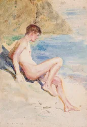 Kąpiący się, 1910