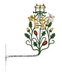 Wspornik pod klepsydrę, 1636, 1843.