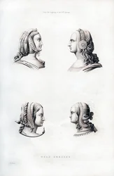 Nakrycia głowy, początek XVI w., 1843 r.