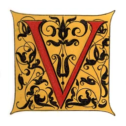 Pierwsza litera V, 1843.