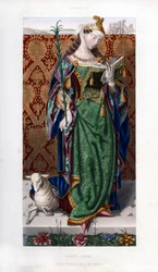Św. Agnieszka, ok. 1520, 1843 r.