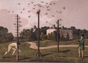 Owling, grawerowane przez I. Clarka, wyd. T. McLean, Londyn
