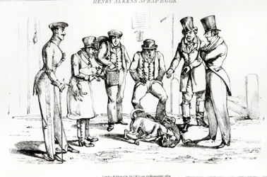 Walka psów, 1824
