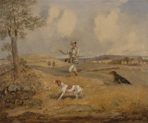 Strzelanie kuropatw, ca. 1825.