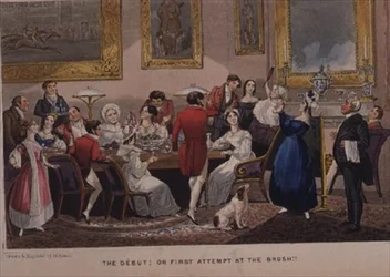 Debiut; lub Pierwsza próba pędzla!!, z „Życia sportowca” Nimroda