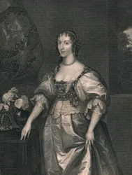 Henrietta Maria, królowa Karola I, początek XIX wieku.