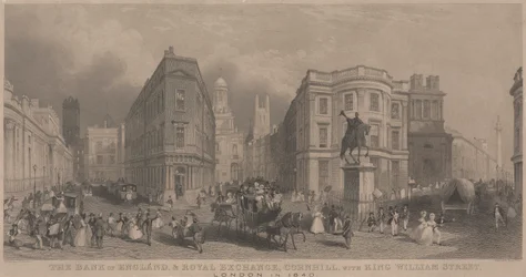 Bank Anglii i Royal Exchange, Cornhill