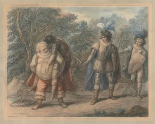Falstaff niosący martwego Hotspura