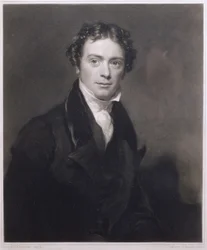 Portret Michaela Faradaya (1791-1867) wyryty przez Samuela Cousinsa (1801-1887) 1830