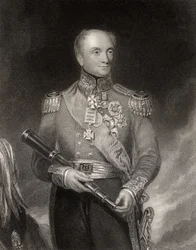 Sir Rowland Hill, grawerowane przez W.H. Mote, z „Narodowej Galerii Portretów, tom IV”, wydana ok. 1820 r. (lito)