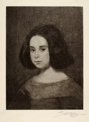 Portret młodej dziewczyny